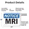 Signmission MRI, 24 in W x Rectangle, Plastic OS-2PACK-NS-P-1824-L-14264 - alternate 2
